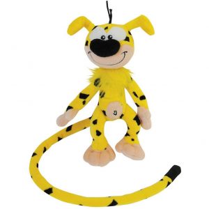 Membuat Boneka Marsupilami dari Kain Velboa