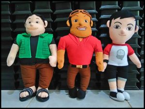 Membuat Boneka Sopo Jarwo dari Kain Velboa