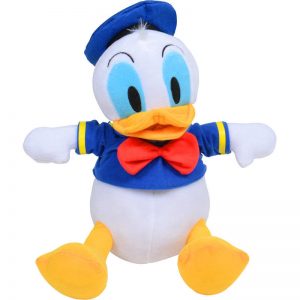Membuat Boneka Donal Bebek dari Kain Velboa