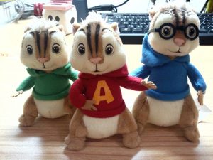 Membuat Boneka Alvin and the Chipmunks dari Kain Velboa