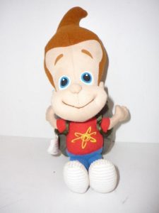 Membuat Boneka Jimmy Neutron dari Kain Velboa