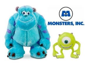 Membuat Boneka Monster Inc dari Kain Velboa