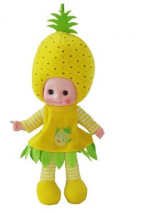 Membuat Boneka Nanas Dari Kain Velboa Motif