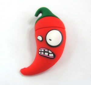 Membuat Boneka Karakter Cabai Dari Kain Velboa Merah