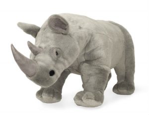Membuat Boneka Karakter Badak Dari Kain Velboa