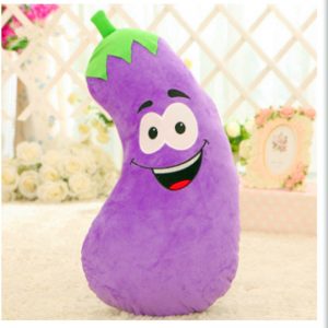 Membuat Boneka Karakter Terong Dari Kain Velboa