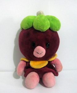 Membuat Boneka Manggis Dari Kain Velboa