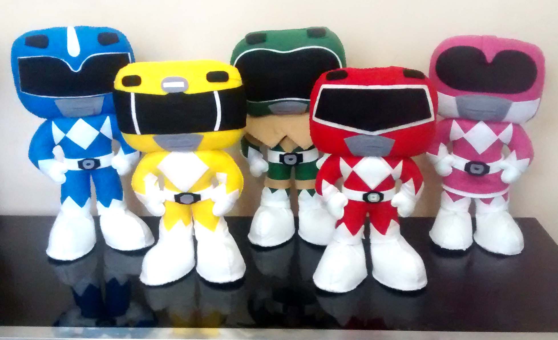 Membuat Boneka Power Rangers Dari Kain Velboa