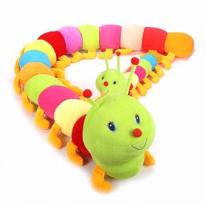 Membuat Boneka Karakter Ulat Bulu Lucu Dari Kain Velboa