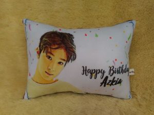 Membuat Bantal Souvenir dari Kain Bahan Velboa