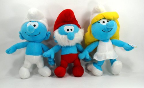 Membuat Boneka Smurfs dari Kain Velboa