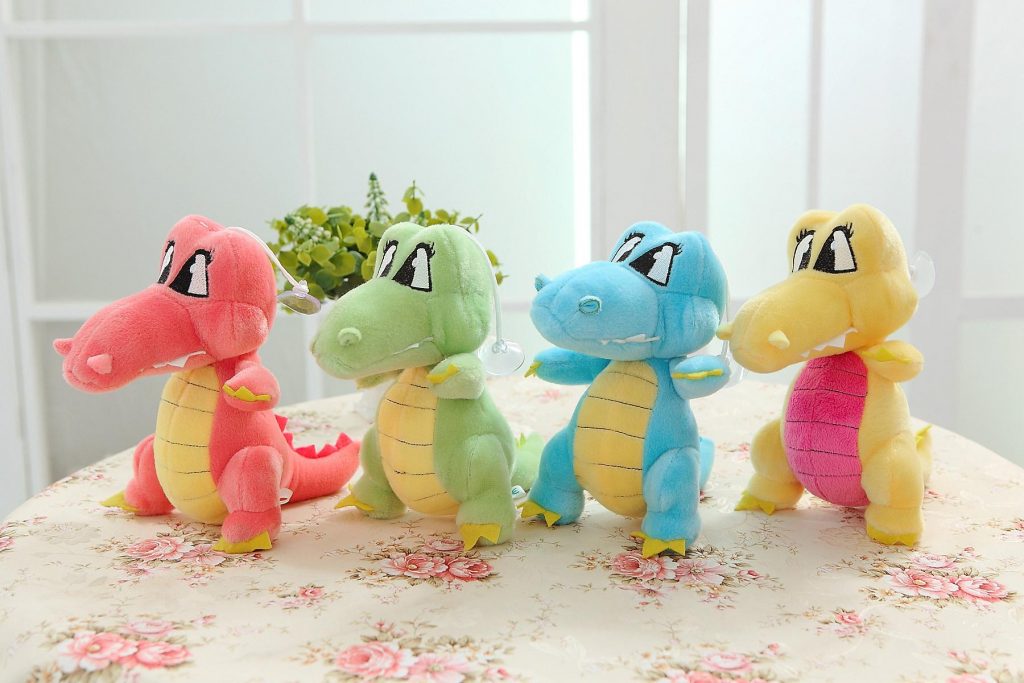 Set Lengkap Boneka Buaya Warna Warni